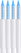 UMA PET PEN PRO gerecyclede markeerstift - Blue flourescent