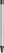 UMA STRAIGHT metalen glossy balpen - Silver