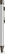 UMA STRAIGHT metalen glossy balpen - Silver