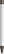 UMA STRAIGHT metalen glossy balpen - White
