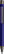 UMA STRAIGHT metalen glossy balpen - Blue