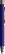 UMA STRAIGHT metalen glossy balpen - Blue