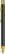 UMA STRAIGHT gold metalen balpen - Black