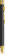UMA STRAIGHT gold metalen balpen - Black