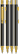 UMA STRAIGHT gold metalen balpen - Black