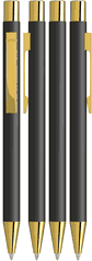 UMA STRAIGHT gold metalen balpen
