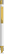 UMA STRAIGHT gold metalen balpen - White