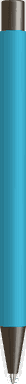 UMA STRAIGHT Metall-Kugelschreiber mit Soft-Touch-Oberfläche - Hellblau