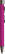 UMA STRAIGHT metalen soft touch balpen - Magenta