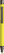 UMA STRAIGHT metalen soft touch balpen - Yellow