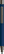 UMA STRAIGHT metalen soft touch balpen - Dark blue