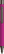 UMA STRAIGHT metalen soft touch balpen - Magenta