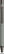 UMA STRAIGHT metalen soft touch balpen - Grey