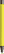 UMA STRAIGHT metalen soft touch balpen - Yellow
