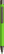 UMA STRAIGHT metalen soft touch balpen - Light green