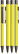 UMA STRAIGHT metalen soft touch balpen - Yellow