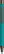 UMA STRAIGHT metalen soft touch balpen - Turquoise