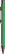 UMA STRAIGHT metalen soft touch balpen - Dark green
