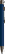 UMA STRAIGHT metalen soft touch balpen - Dark blue