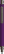 UMA STRAIGHT metalen soft touch balpen - Purple