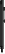 UMA STRAIGHT metalen soft touch balpen all black - Black