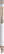 UMA STRAIGHT rose-gold metalen balpen - White