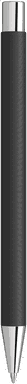 UMA STRAIGHT Chrom Metall Kugelschreiber - Schwarz