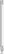 UMA STRAIGHT chroom metalen balpen - White