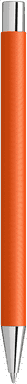 UMA STRAIGHT Chrom Metall Kugelschreiber - Orange