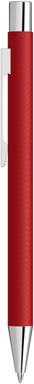 UMA STRAIGHT Chrom Metall Kugelschreiber - Rot