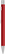 UMA STRAIGHT chroom metalen balpen - Red