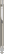UMA STRAIGHT chroom metalen balpen - Stainless steel