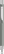 UMA STRAIGHT chroom metalen balpen - Grey