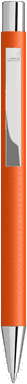 UMA STRAIGHT Chrom Metall Kugelschreiber - Orange