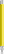 UMA STRAIGHT chroom metalen balpen - Yellow