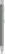 UMA STRAIGHT chroom metalen balpen - Grey