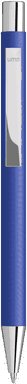 UMA STRAIGHT Chrom Metall Kugelschreiber - Mittelblau