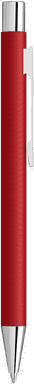 UMA STRAIGHT Chrom Metall Kugelschreiber - Rot