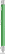 UMA STRAIGHT chroom metalen balpen - Dark green