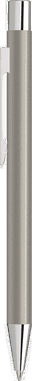 UMA STRAIGHT Chrom Metall Kugelschreiber - Edelstahl