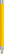 UMA STRAIGHT chroom metalen balpen - Dark yellow