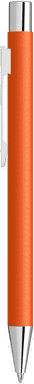 UMA STRAIGHT Chrom Metall Kugelschreiber - Orange