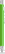 UMA STRAIGHT chroom metalen balpen - Light green