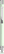 UMA STRAIGHT chroom metalen soft touch balpen - Pastel green