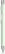 UMA STRAIGHT chroom metalen soft touch balpen - Pastel green