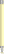 UMA STRAIGHT chroom metalen soft touch balpen - Pastel yellow