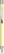 UMA STRAIGHT chroom metalen soft touch balpen - Pastel yellow