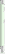 UMA STRAIGHT chroom metalen soft touch balpen - Pastel green