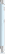 UMA STRAIGHT chroom metalen soft touch balpen - Pastel blue