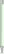 UMA STRAIGHT chroom metalen soft touch balpen - Pastel green